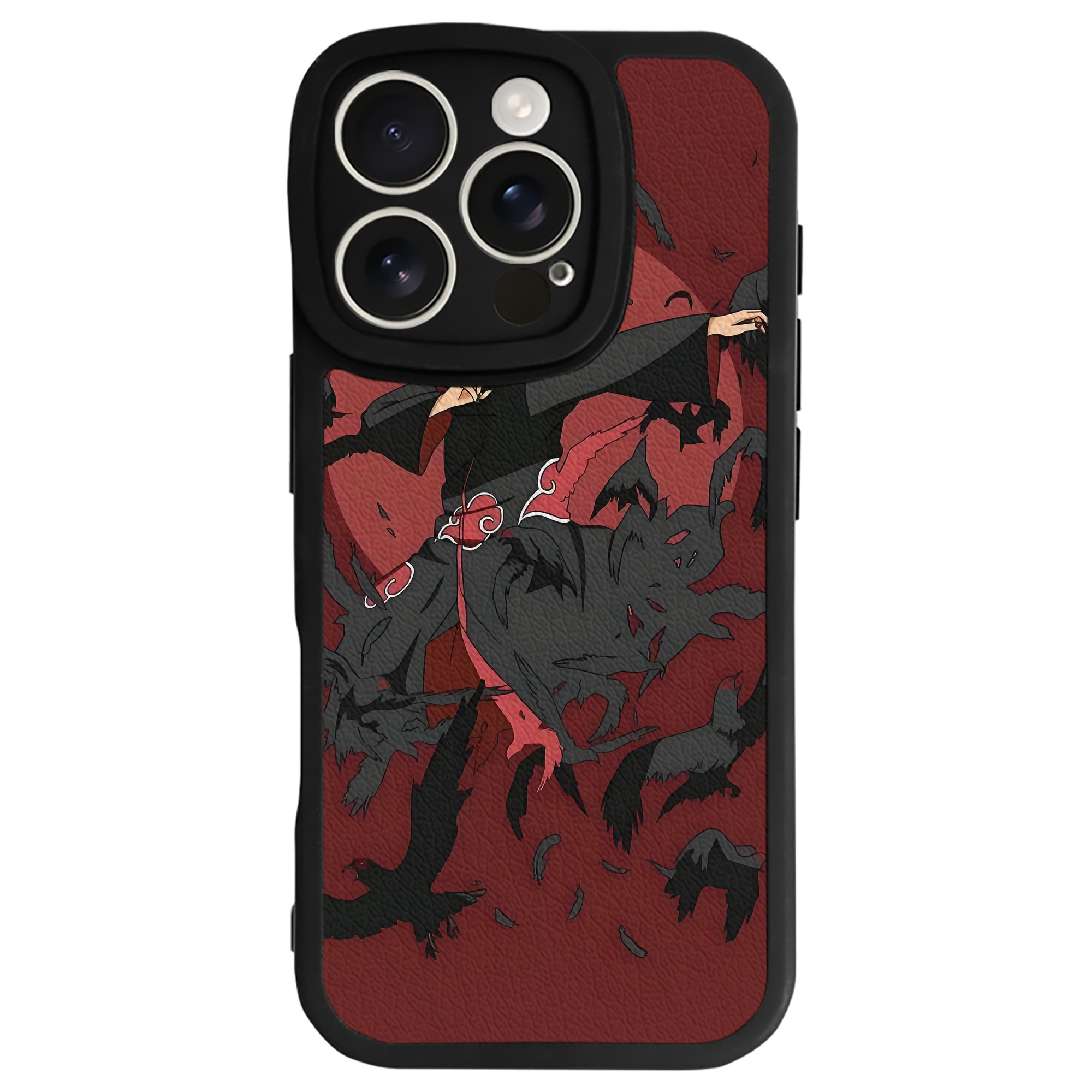 （画像用） NARUTO -ナルト- NARUTO -ナルト- 疾風伝 【iPhone 16シリーズ対応】シリコンスマホケース（レザー調） 材質：シリコン